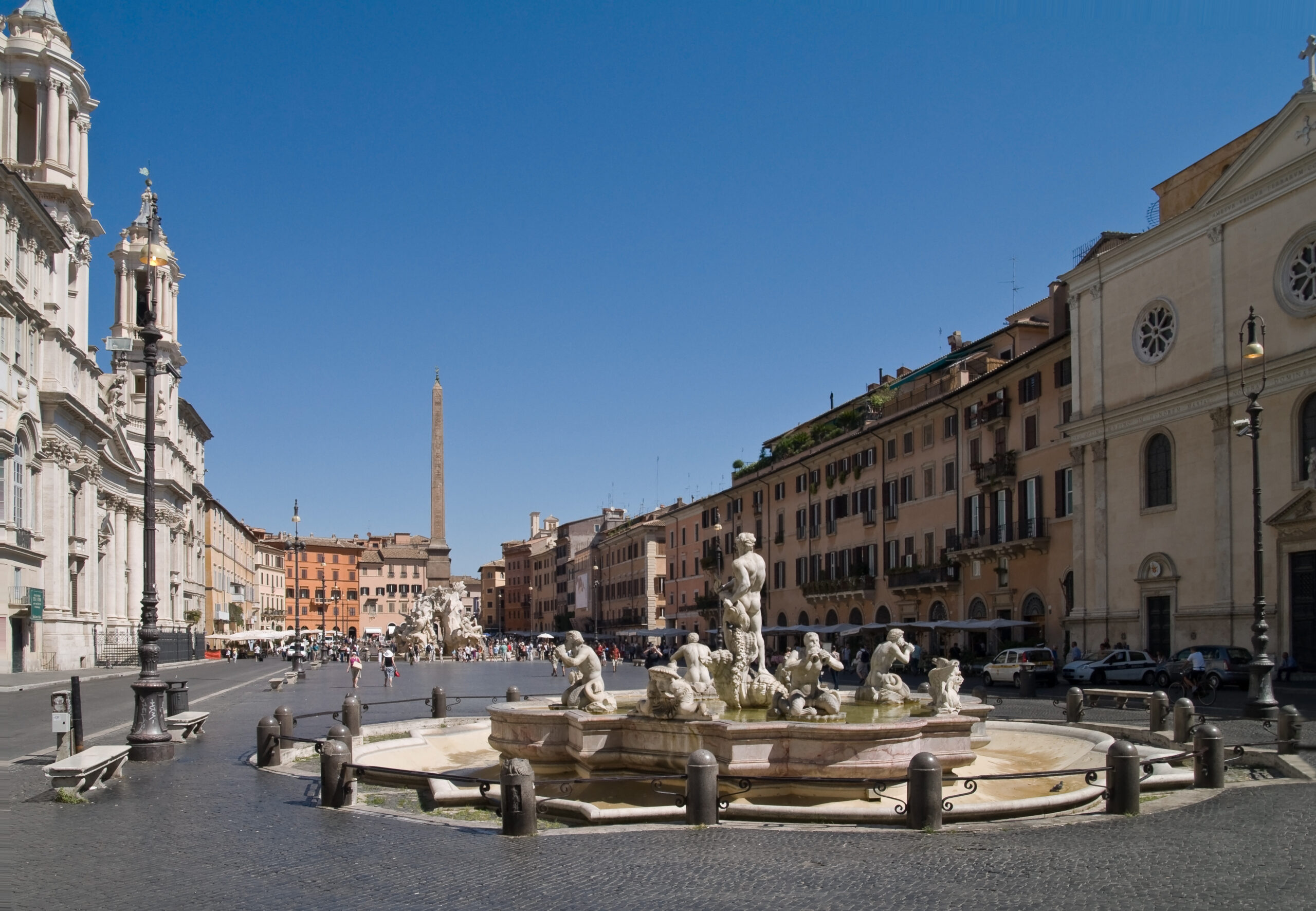 View across Piazza Navona in Rome.